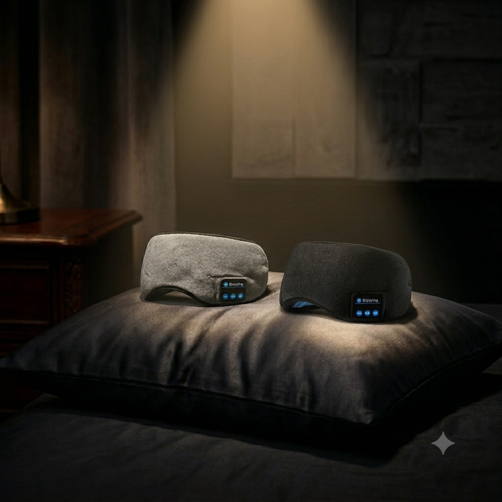 DreamBand Pro™ Bluetooth Sleep Mask | Blackout Eye Cover + Wireless Headphones for Deep Sleep
